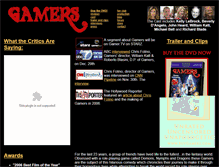 Tablet Screenshot of gamers-themovie.com